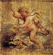Peter Paul Rubens, Cupid Riding a Dolphin
